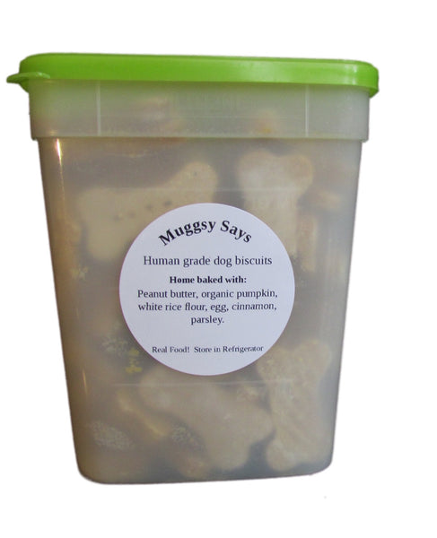 Gluten Free Dog Bones - Organic Pumpkin, Peanut Butter - 1LB (16oz)